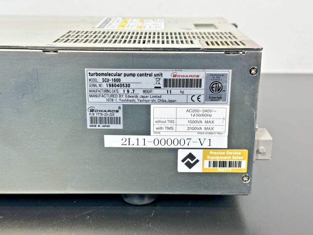 Edwards SCU 1600 YT76 Z0 Z20 Turbo Pump Control Unit For Parts5