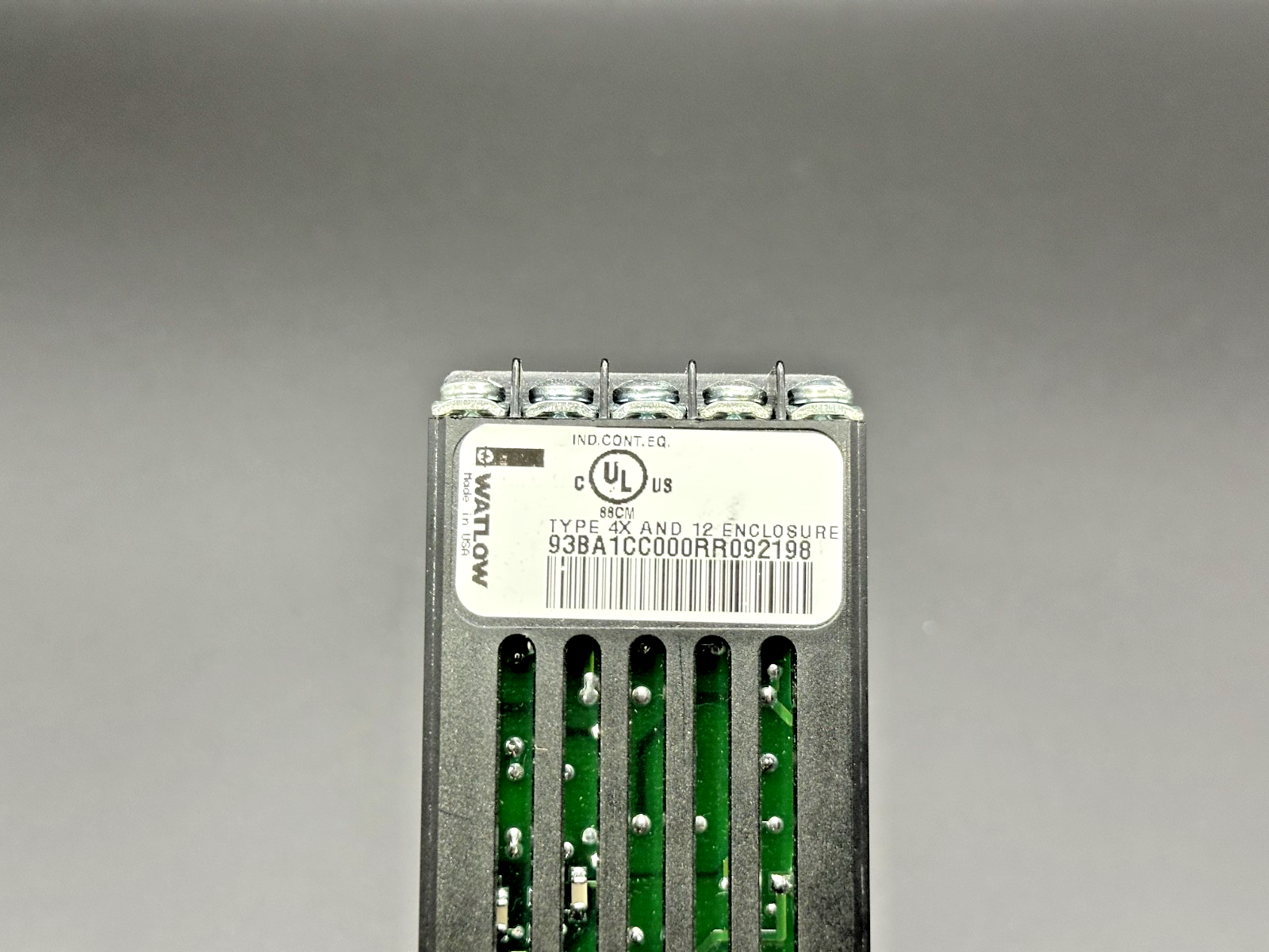 Watlow Series 93 93BA-1CC0-00RR Temperature Process Controller 1/16 DIN4
