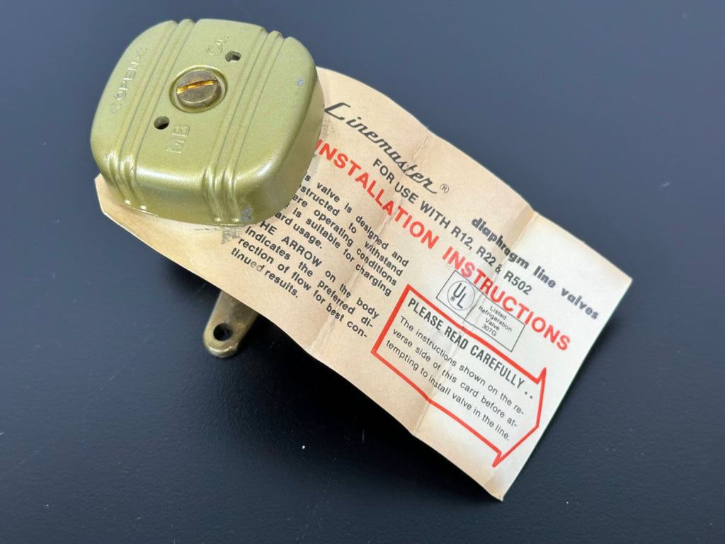 Mueller Linemaster A 14836 Packless Line Valve 1/2” Flare x Flare Refrigeration2