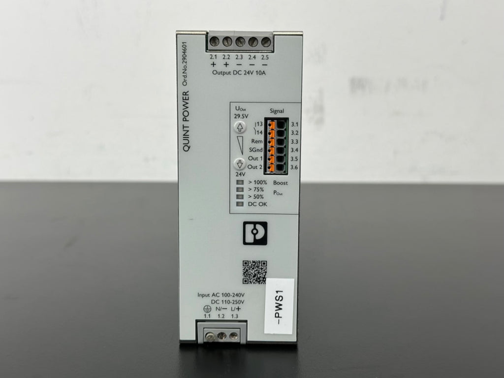 Phoenix Contact QUINT4 PS/1AC/24DC/10 Power Supply 24V 10A 2904601 DIN Rail3