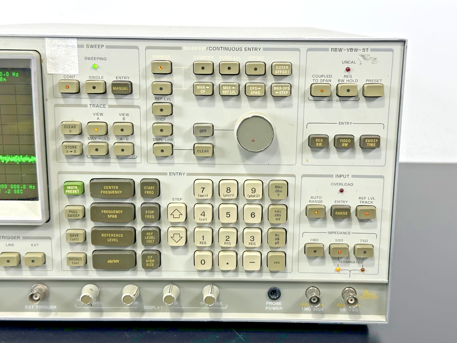 Hewlett Packard 3585A Spectrum Analyzer 20Hz 40MHz Powers On2