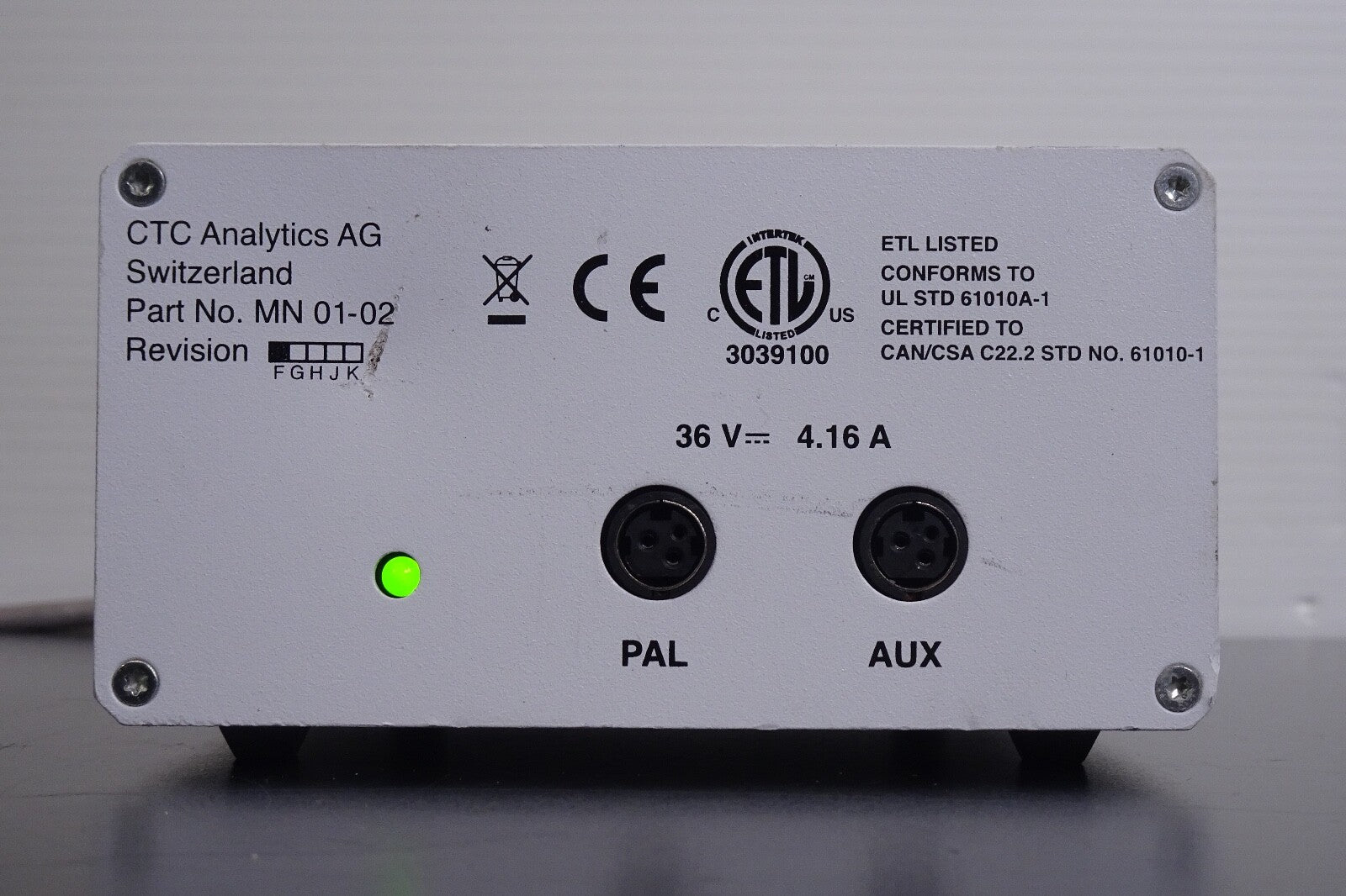 CTC Analytics AG Power Supply | P/N: MN 01 005