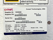 Comet Technologies 10kW 13.56MHz RF Match Network 20105342 832 242736 0026