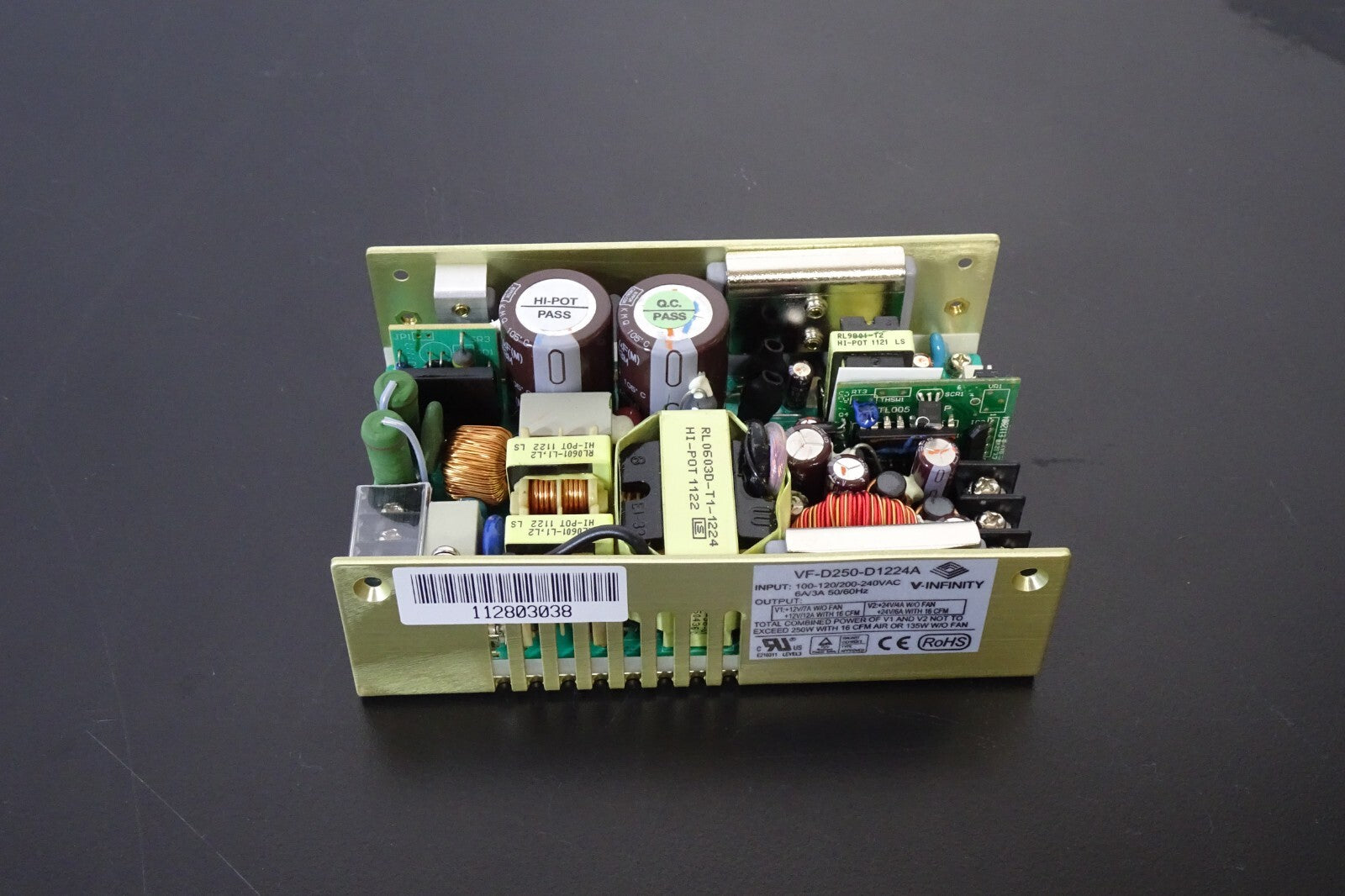 V Infinity VF D250 D1224A Switching Power Supply0