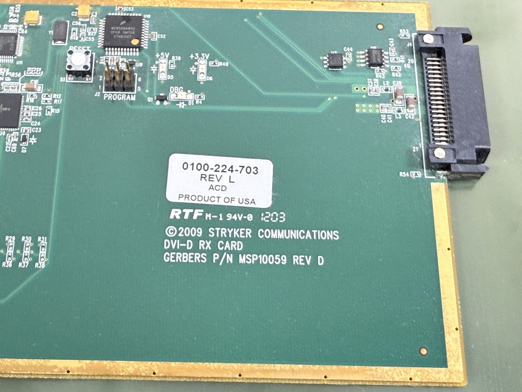 STRYKER COMMUNICATIONS DVI D RX CARD2