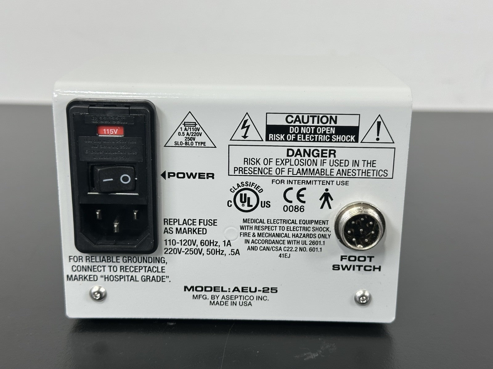 Aseptico AEU 25 Dental Motor w/ NSK EX 5B Handpiece8