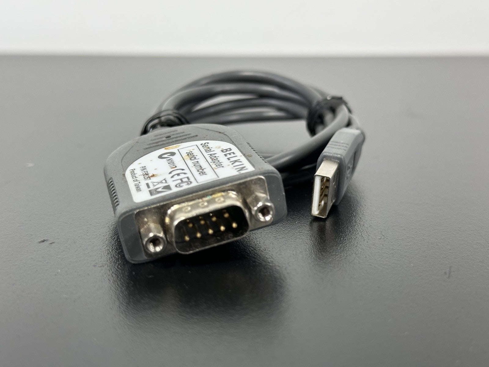Belkin F5U257 USB to Serial Adapter RS232 DB9 Converter Cable2