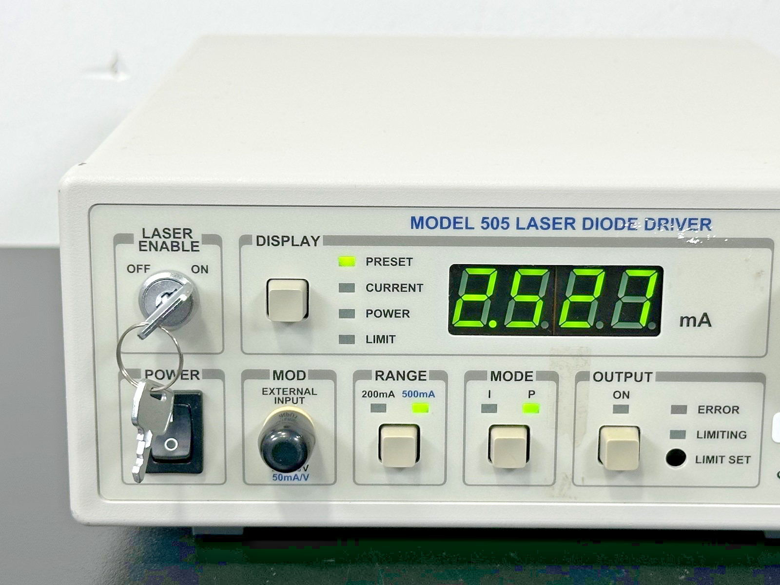 Newport 505 Laser Diode Driver 200mA 500mA Working1