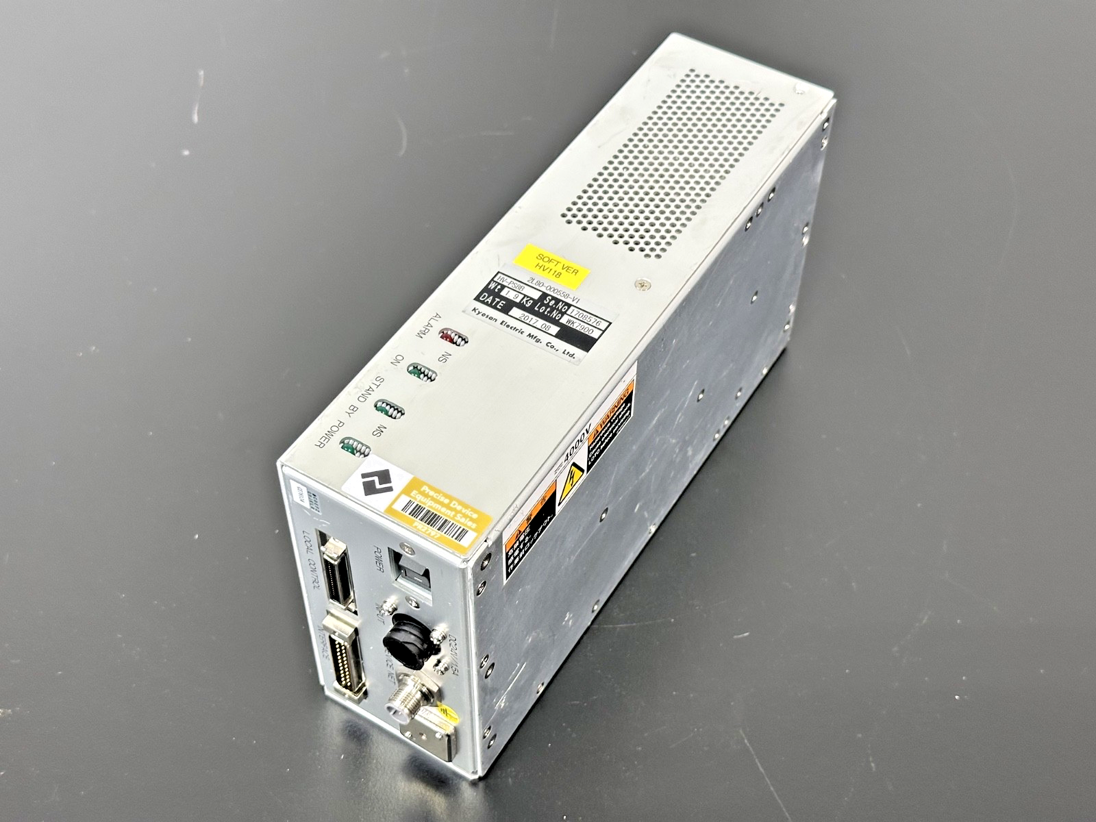 Kyosan Electric HV PS8B 2L80 000558 V1 High Voltage Power Supply TEL Used0