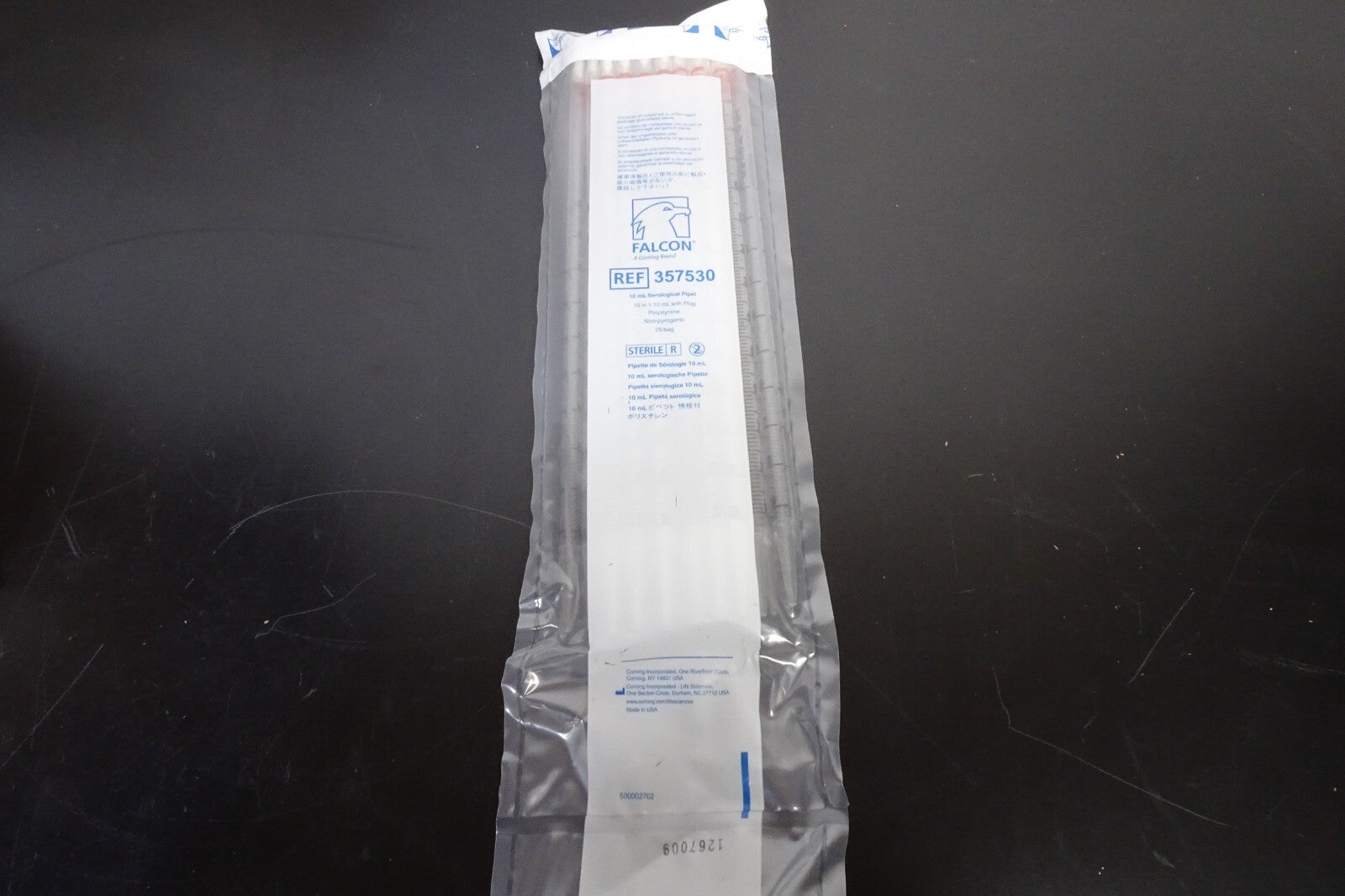 BD Falcon 10mL Serological Pipet 357530 Sterile Pack of 122
