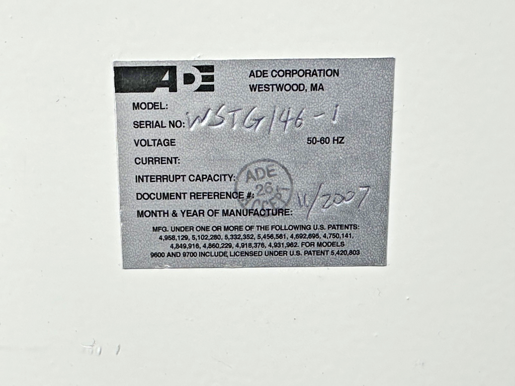 ADE Thickness Gauge Controller System w/ Dual 4810 Modules Gage Pressure Unit4