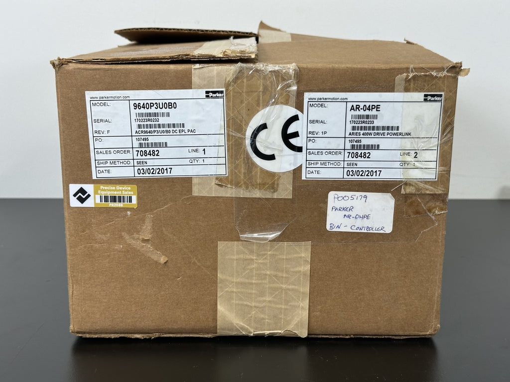 Parker AR 04PE Aries EPL Servo Drive & 9640P3U0B0 Controller9