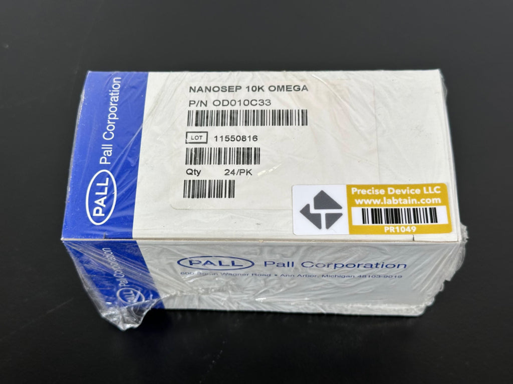 Pall NanoSep 10K Omega OD010C33 Centrifugal Filter Devices 24/PK New Sealed0