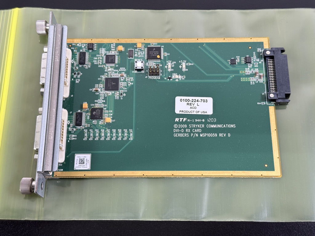 STRYKER COMMUNICATIONS DVI D RX CARD1