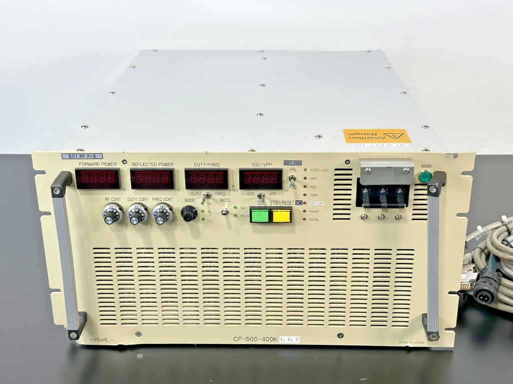 Pearl Kogyo CF 500 400K 400kHz 500W RF Power Supply Generator 20190
