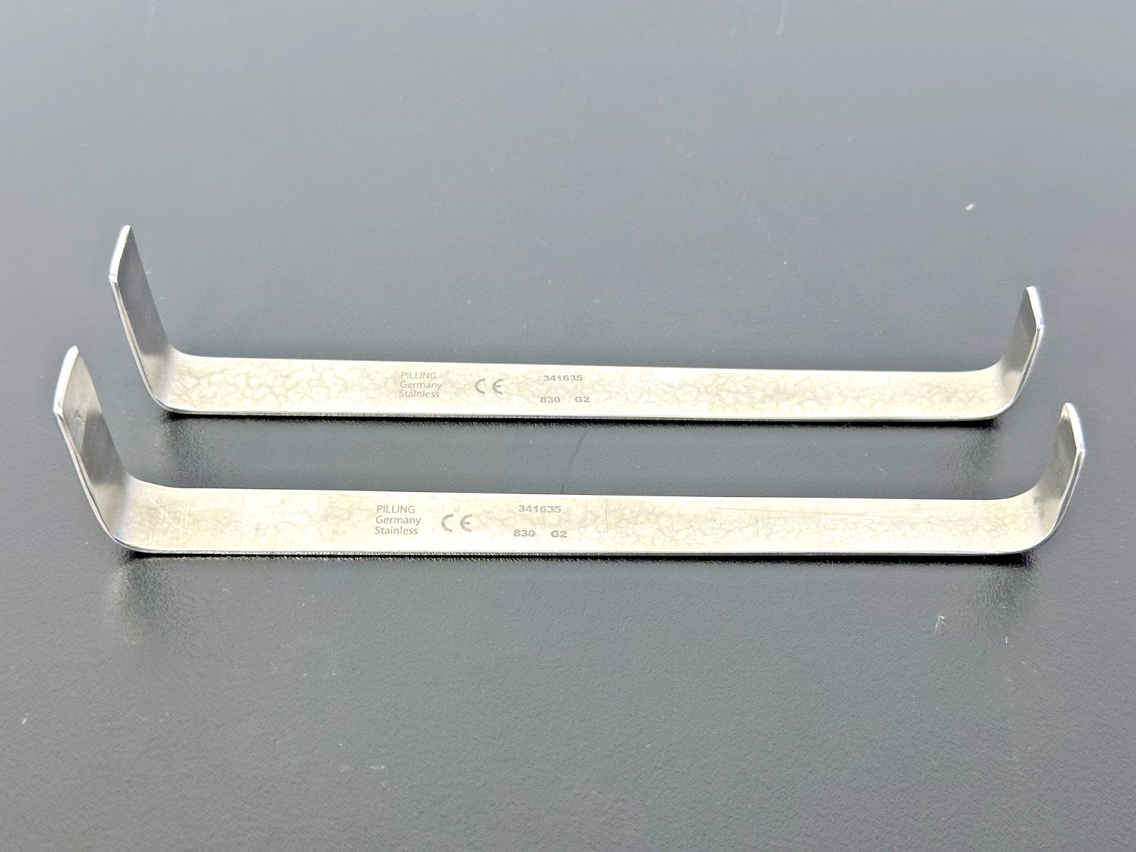 Pilling 341635 Brewster Phrenic Double Ended Retractor Nested Pair0