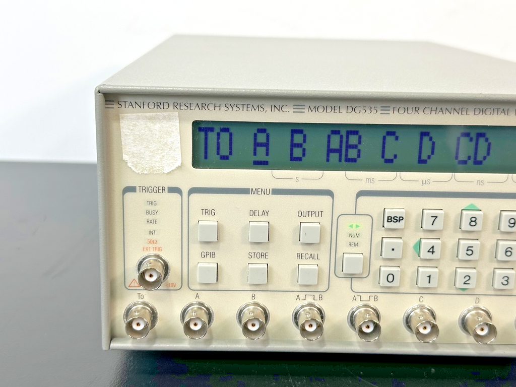 Stanford Research Systems DG535 Digital Delay Pulse Generator Opt 01/03 Working1