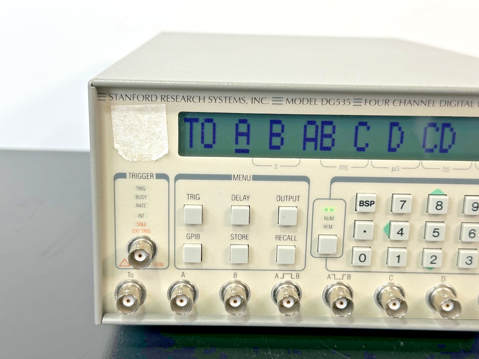 Stanford Research Systems DG535 Digital Delay Pulse Generator Opt 01/03 Working1