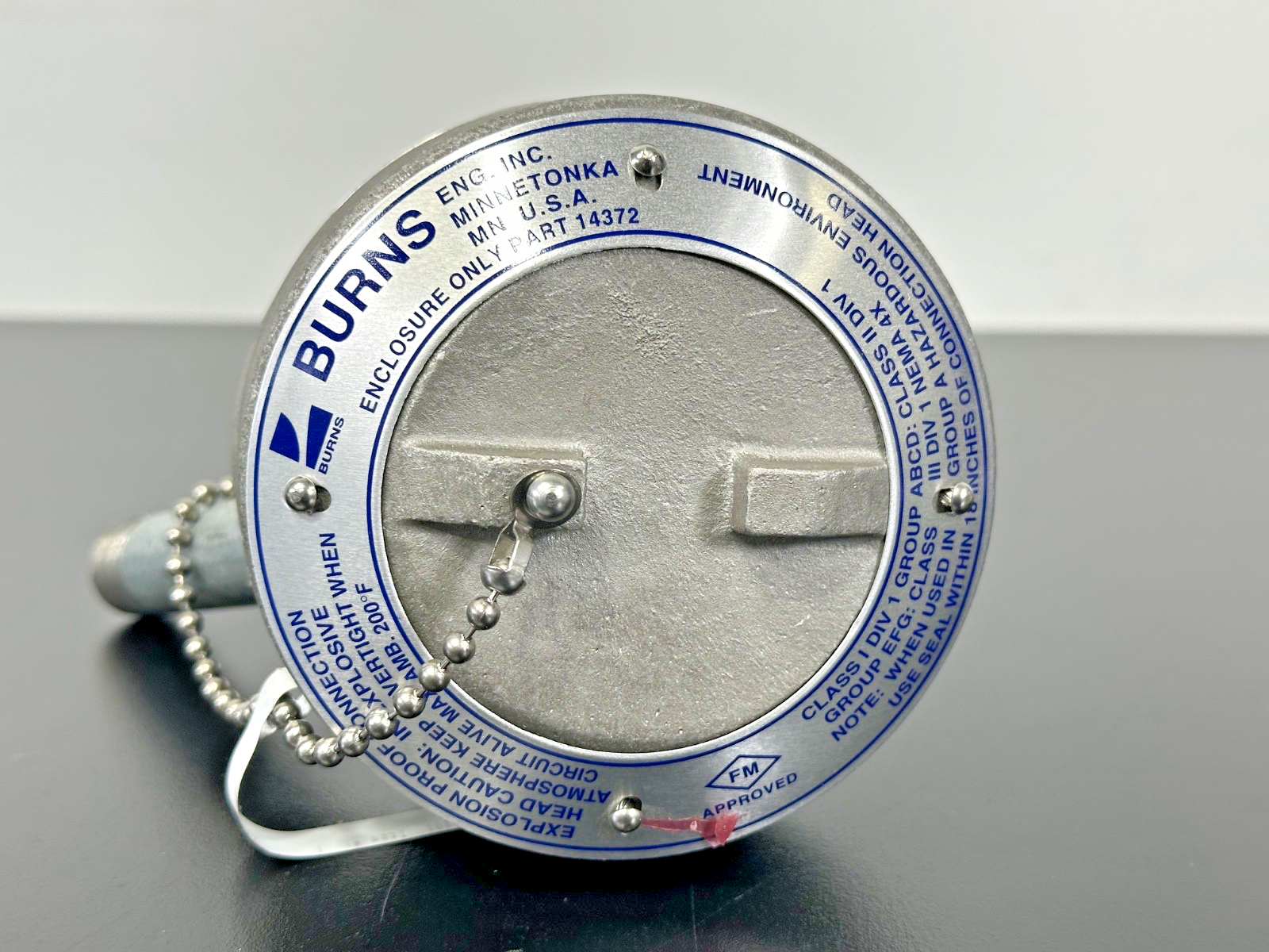 Burns Engineering Explosion Proof Temperature Sensor Head Enclosure 143721