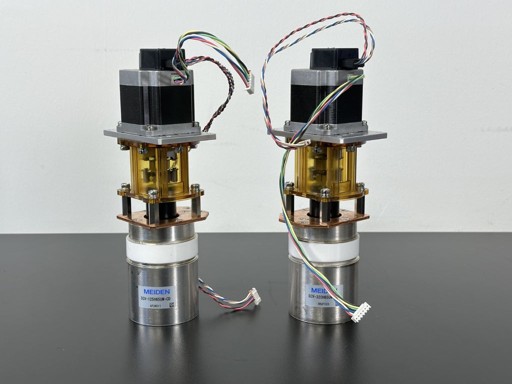 Lot of 2 Meiden SCV Vacuum Actuators w/ Vexta PK266 02AR22 Motors0