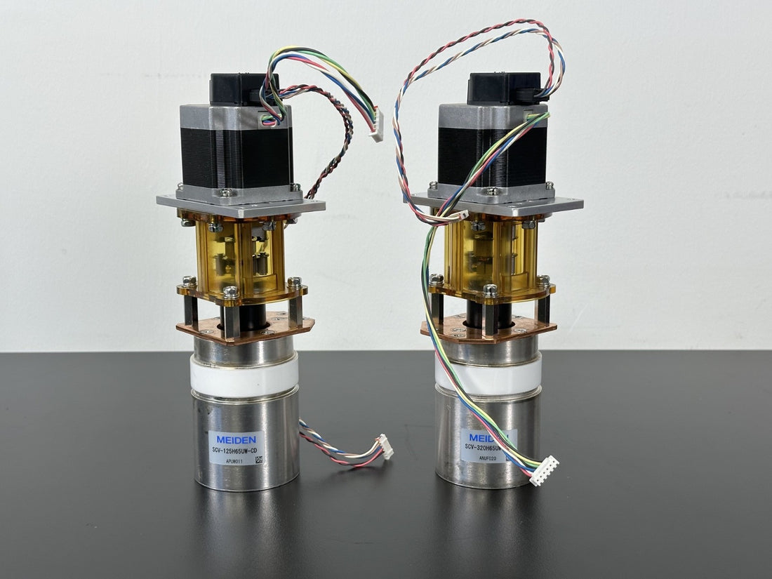 Lot of 2 Meiden SCV Vacuum Actuators w/ Vexta PK266 02AR22 Motors0