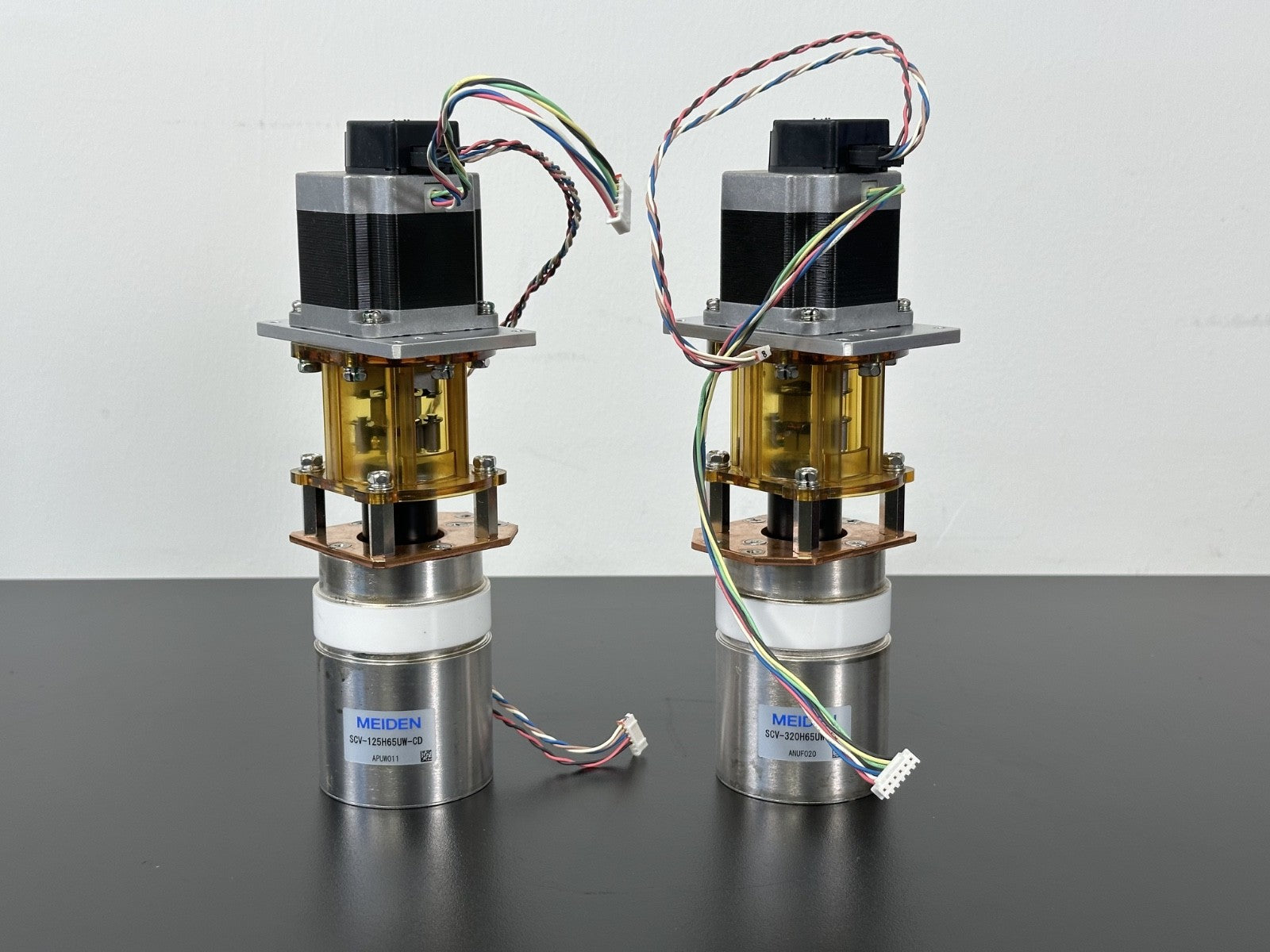 Lot of 2 Meiden SCV Vacuum Actuators w/ Vexta PK266 02AR22 Motors0