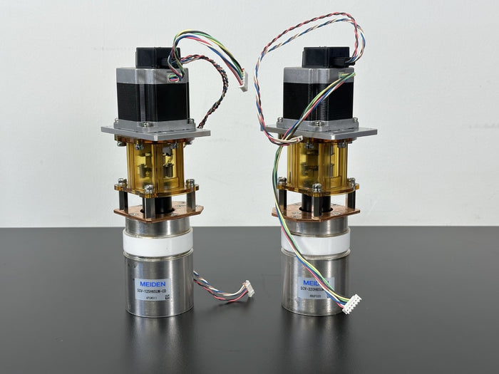 Lot of 2 Meiden SCV Vacuum Actuators w/ Vexta PK266 02AR22 Motors