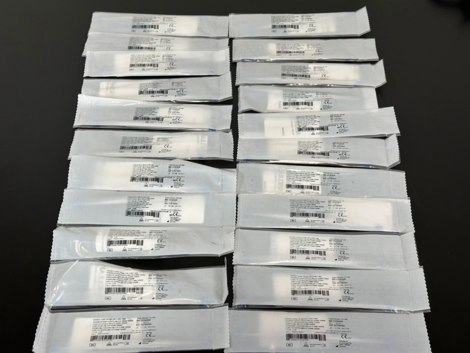 Aesculap D0606R Double Curette Miller 2mm 3mm 180mm Lot of 22 Instrument0