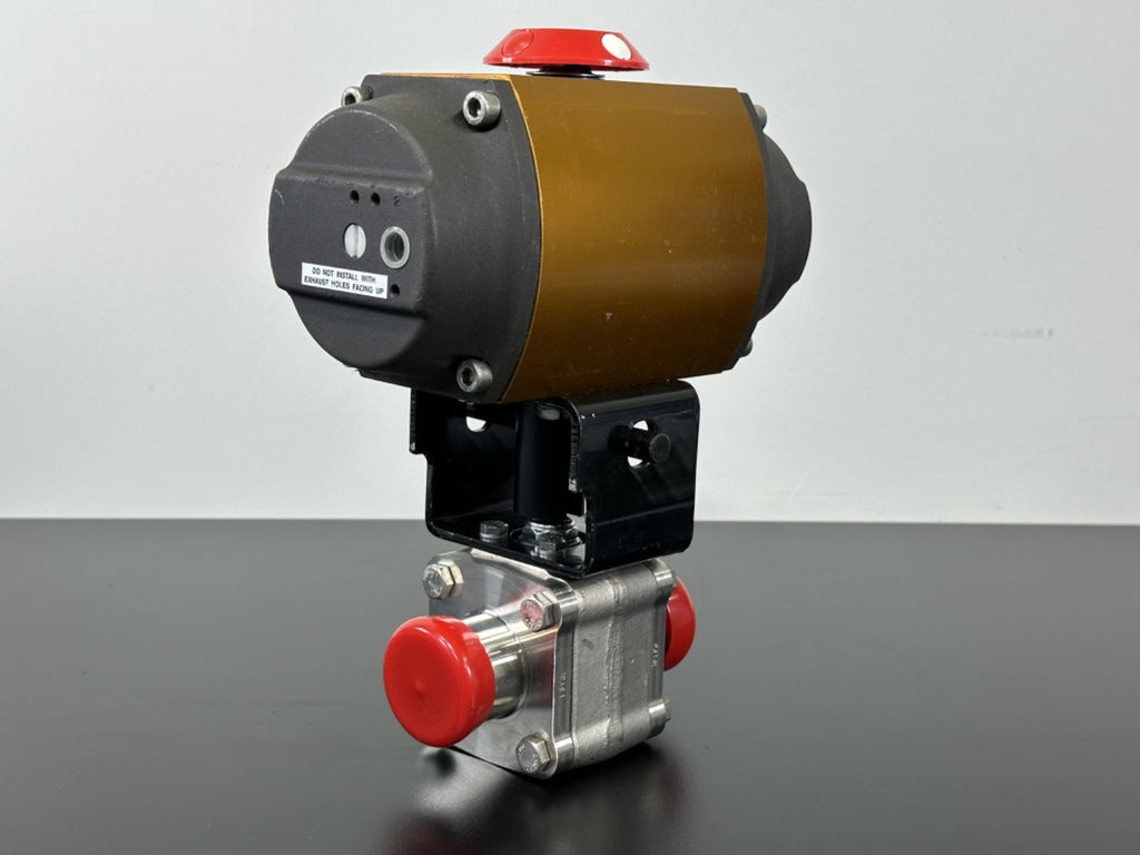 Flowserve Worcester Controls Series 40 Model 20 40 Pneumatic Actuator Ball Valve4