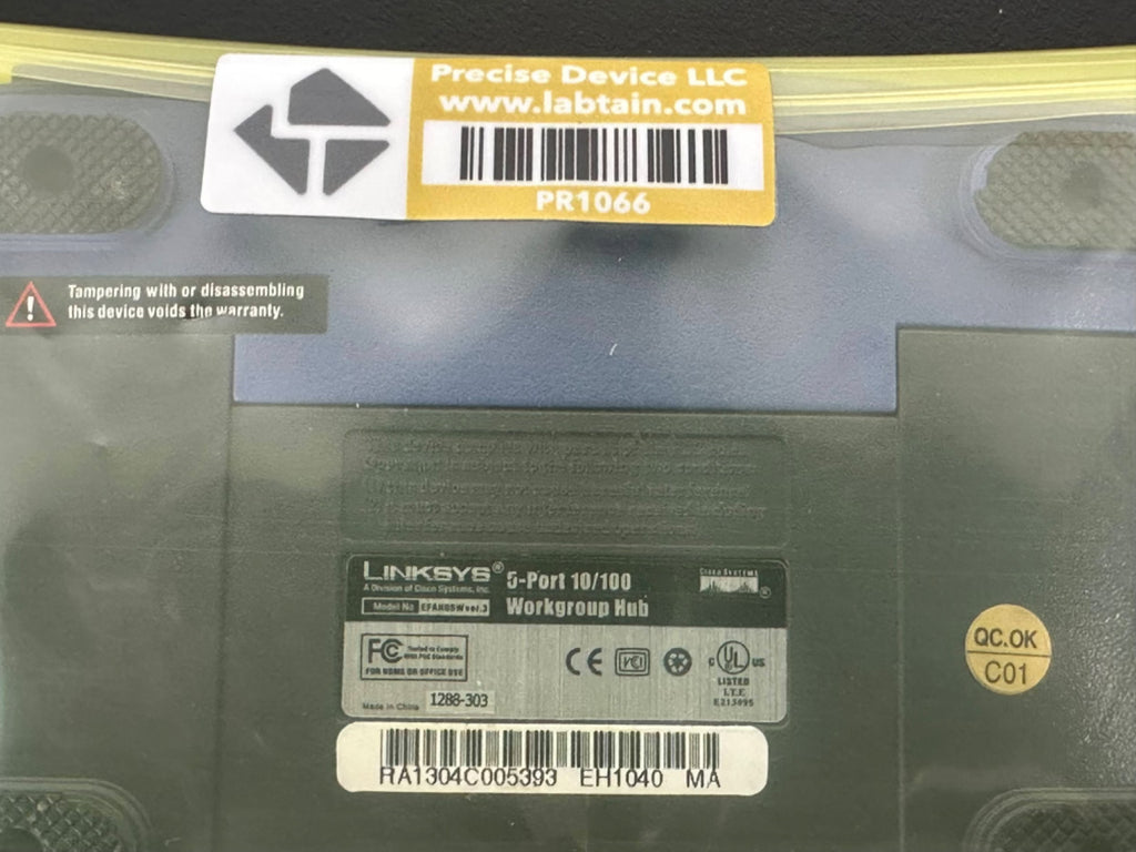 Linksys EFAH05W 5 Port 10/100 Workgroup Hub Cisco Ethernet Network Hub4