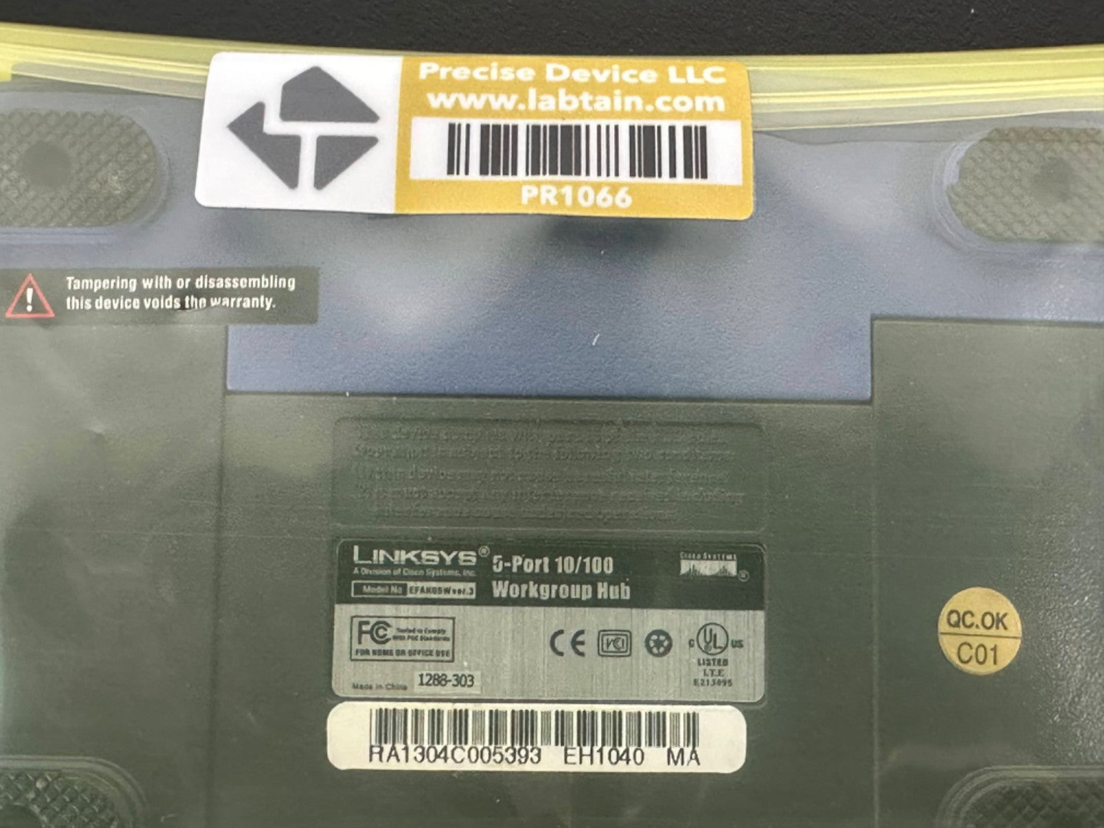 Linksys EFAH05W 5 Port 10/100 Workgroup Hub Cisco Ethernet Network Hub4