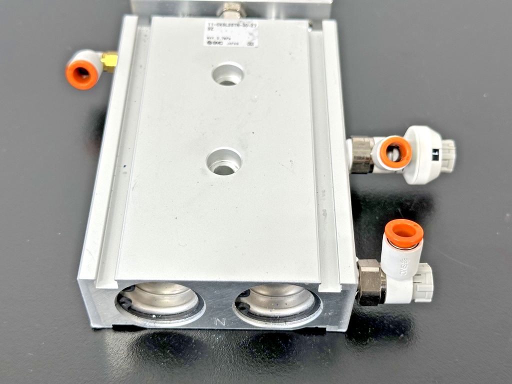SMC 11 CXSL25TN 30 Z7 Dual Rod Pneumatic Cylinder Used Untested2