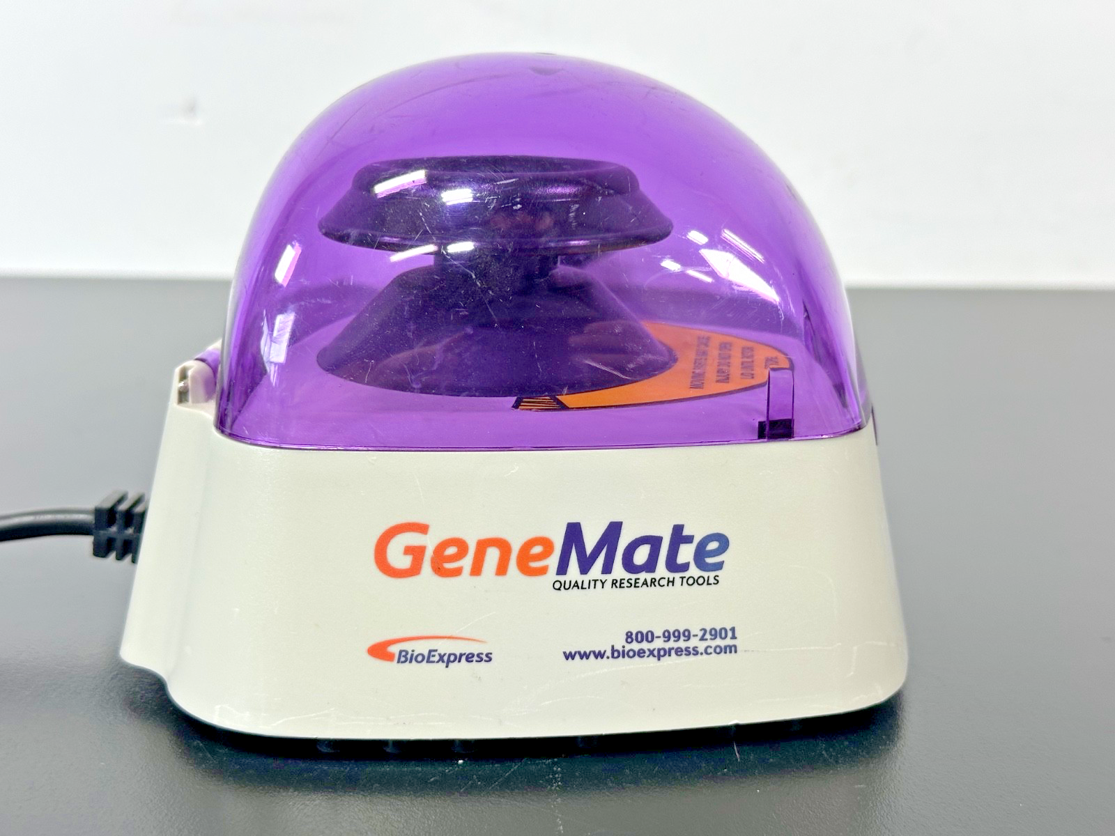 BioExpress C 1301 PC Mini Centrifuge Laboratory Centrifuge 10W Used Has Cracks2