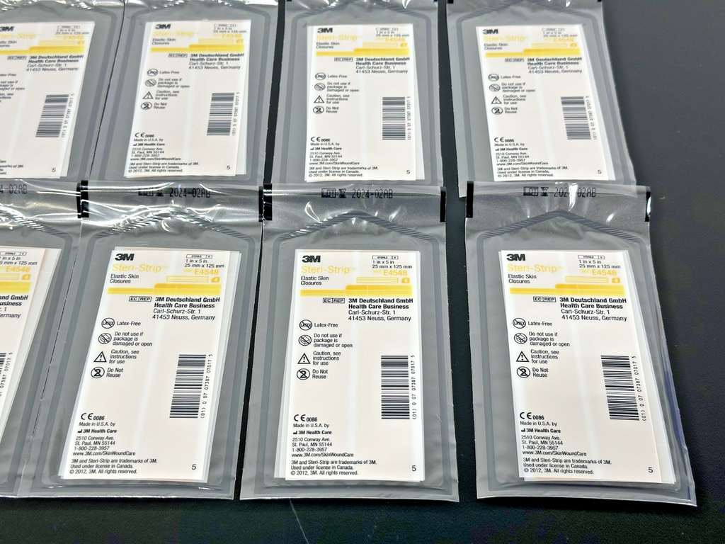 Lot of 20 3M Steri Strip E4548 Elastic Skin Closures 1" x 5" New Sealed2