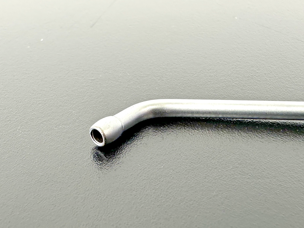 Jarit 440 398 Von Eicken 4mm Curved Short Stainless Cannula1