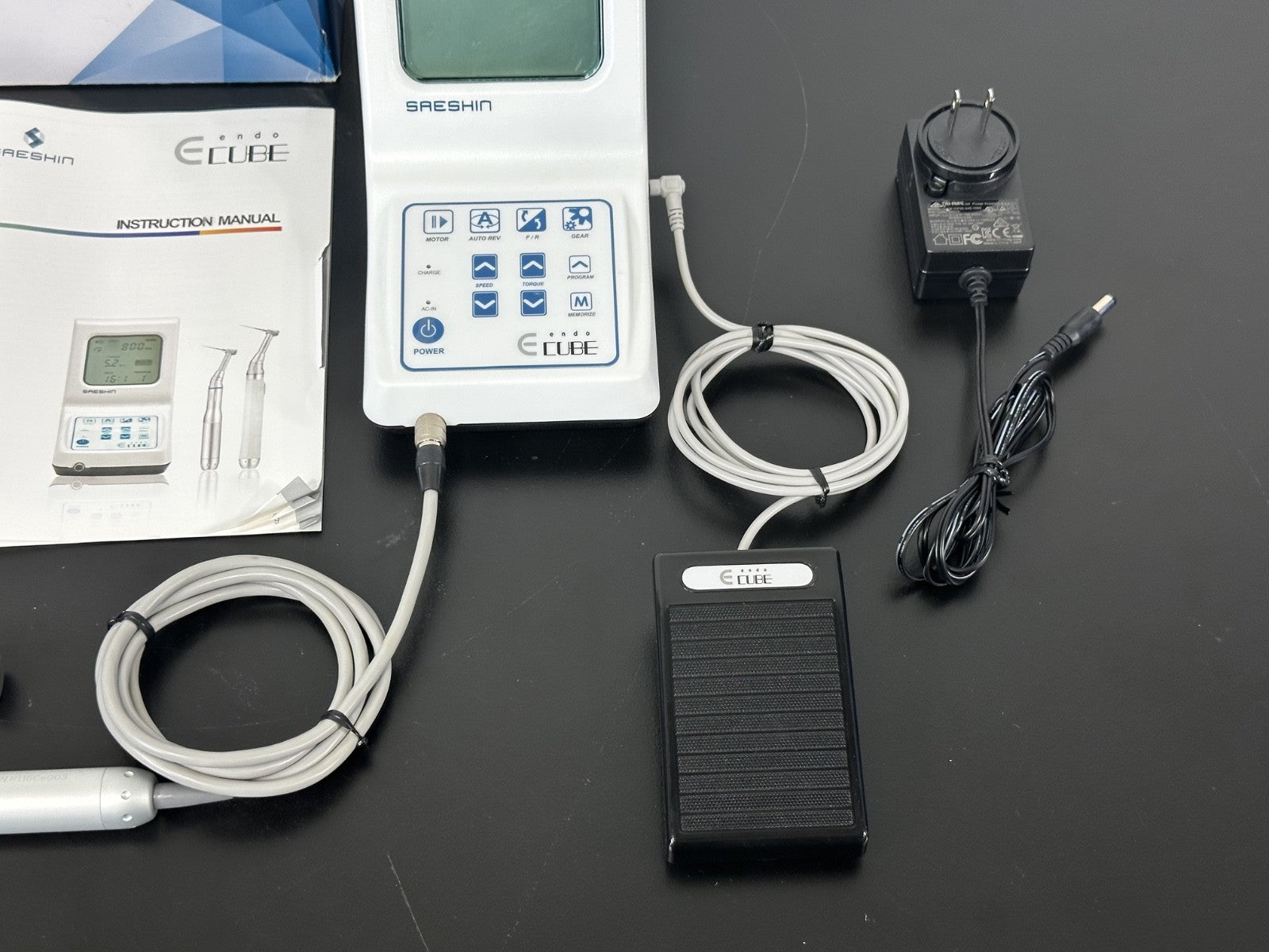 Saeshin E Cube Endodontic Motor System CUBE EM Handpiece Foot Pedal2