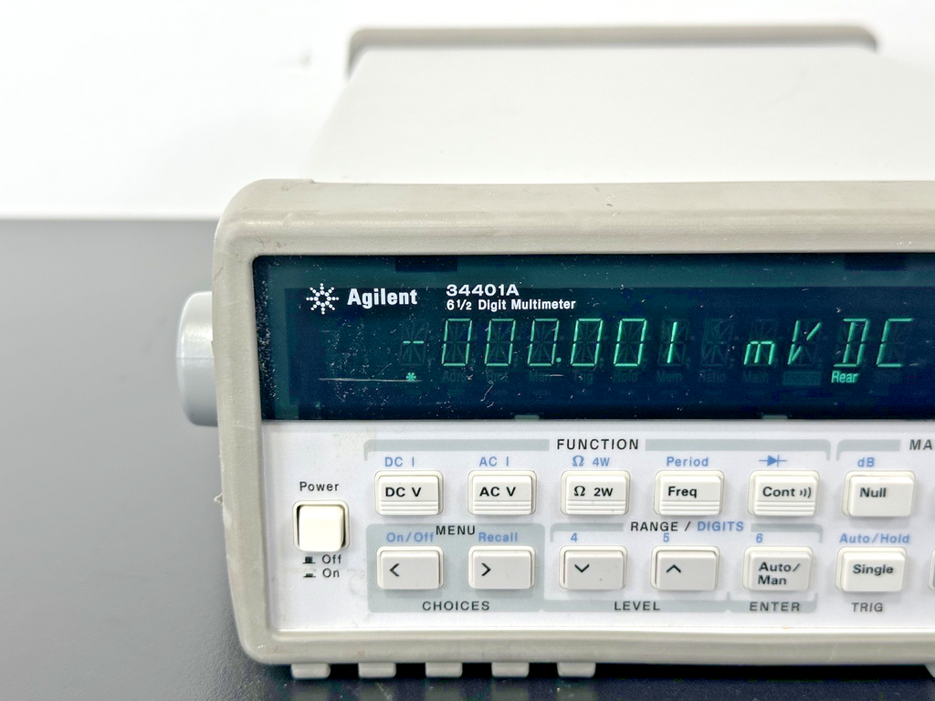 Agilent 34401A 6.5 Digit Digital Bench Multimeter DMM Powers On Working1