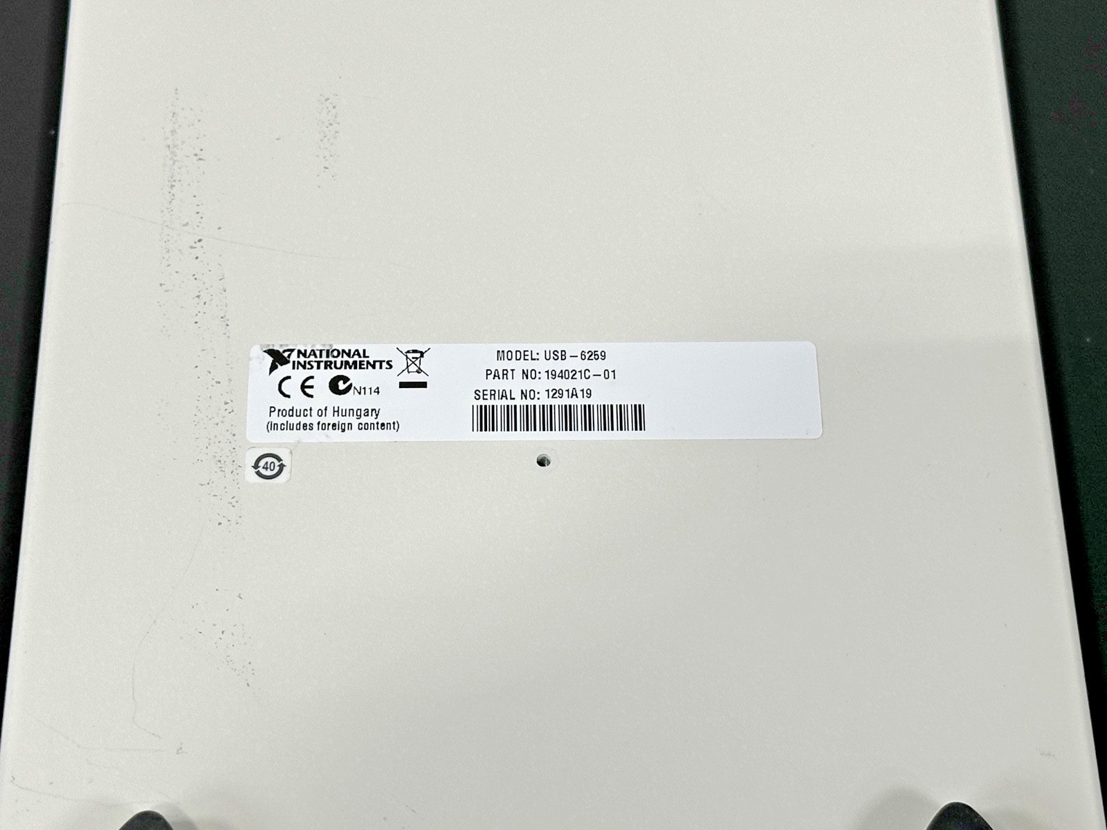 National Instruments NI USB 6259 M Series 32 Input Multifunction DAQ6