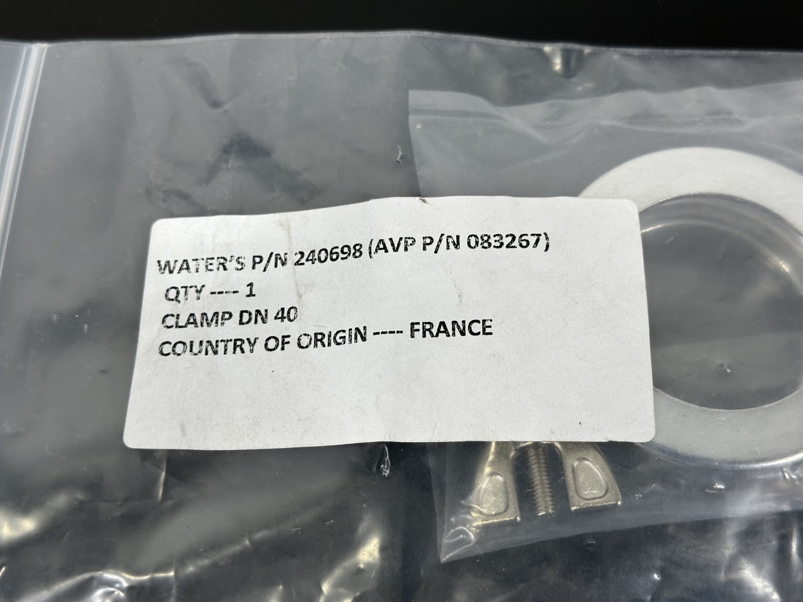 Waters 240698 Clamp DN40 AVP 083267 Stainless Clamp Assembly New1
