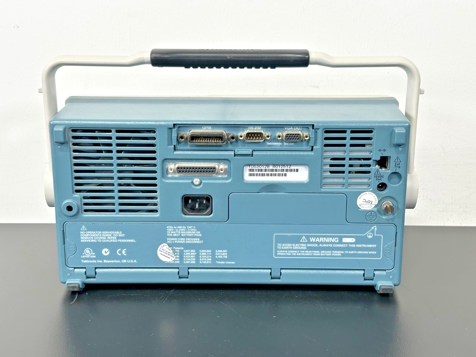 Tektronix TDS3012B 100MHz 1.25GS/s 2 Ch DPO Oscilloscope | Working3
