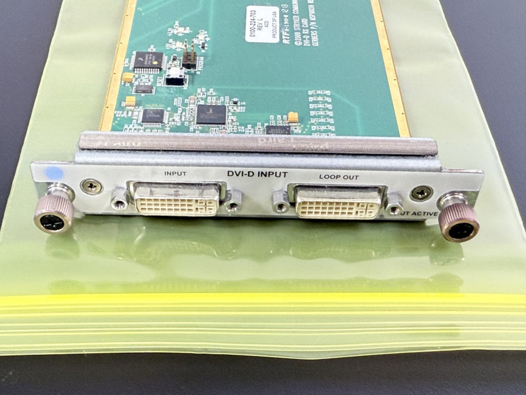 Stryker Communications DVI D RX Card 0100 224 703 Rev L – Input / Loop Out1