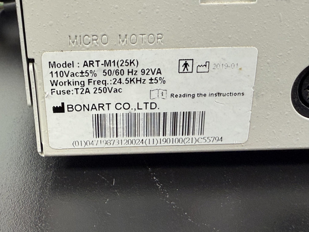 Bonart ART M1 (25K) Ultrasonic Scaler Unit – For Parts / Not Working – Read5