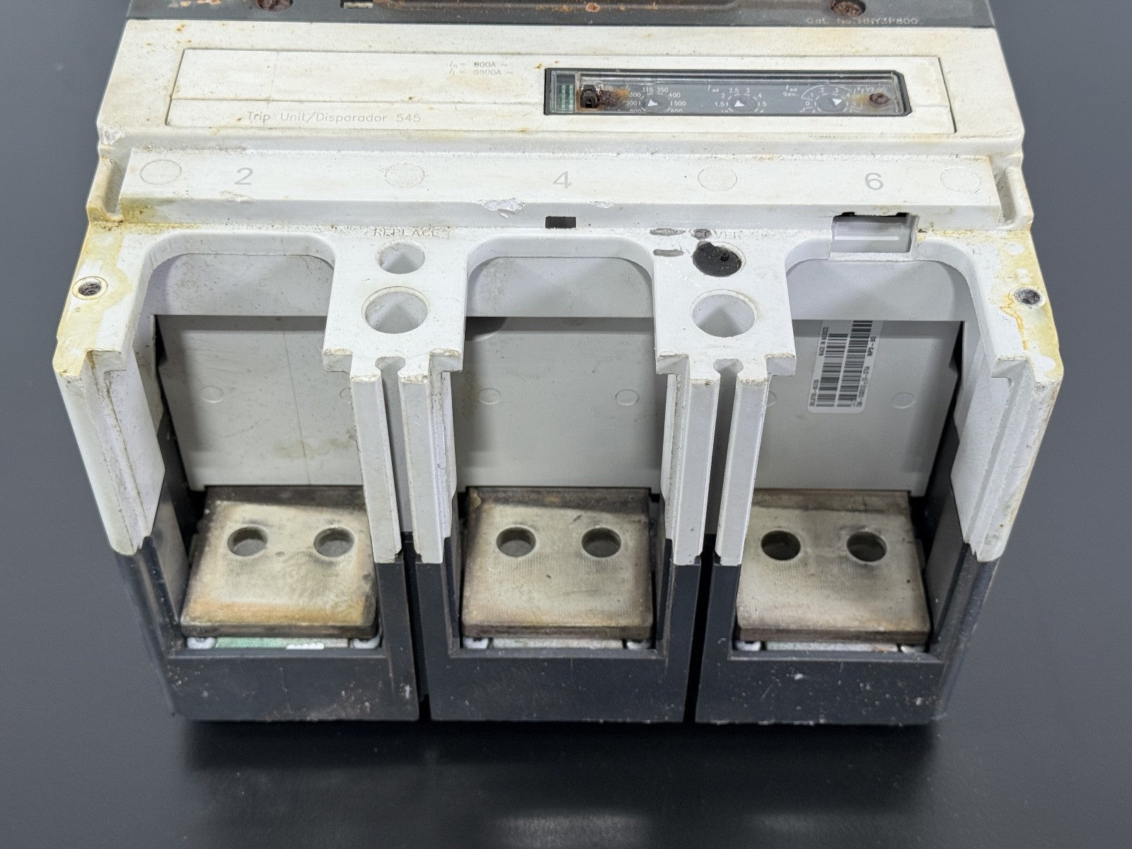 Siemens HNG 800A Circuit Breaker w/ Trip Unit 545 NG Frame MCCB3