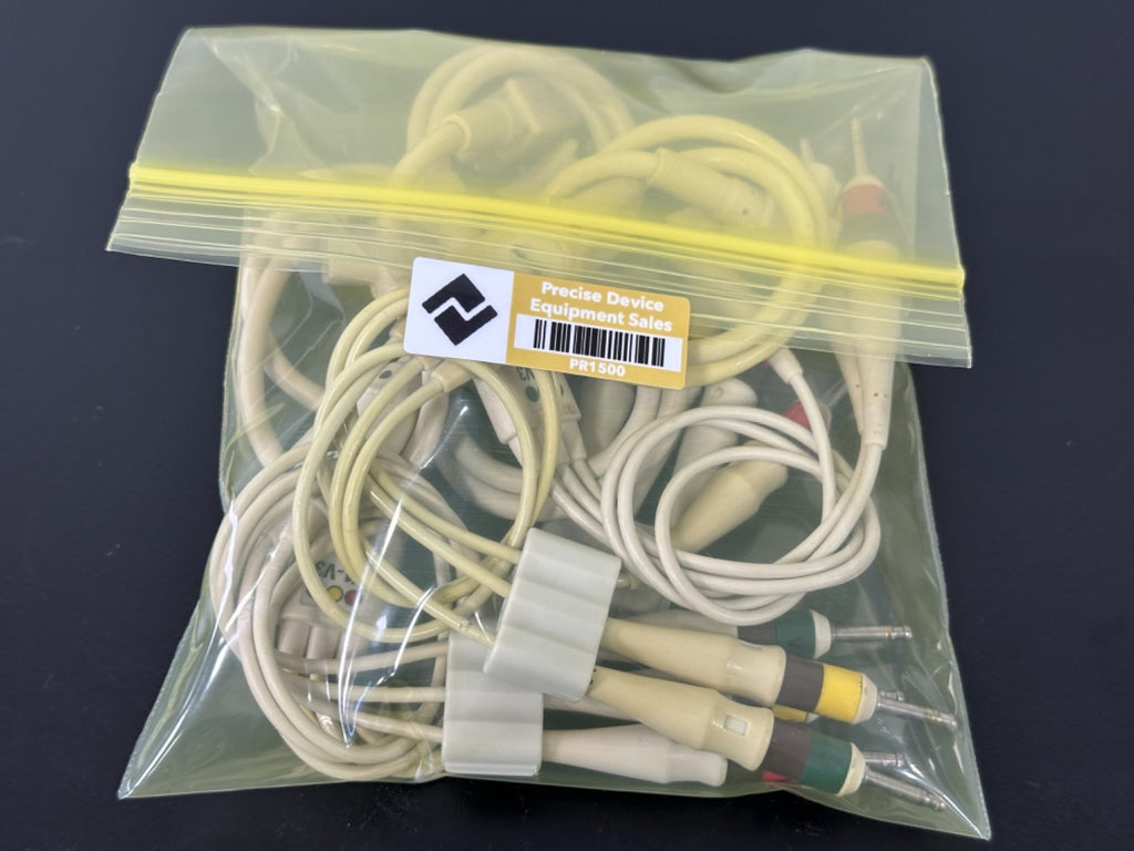 Philips V1 V3 ECG EKG Precordial Lead Set Lot of 4 Patient Monitor Cables5