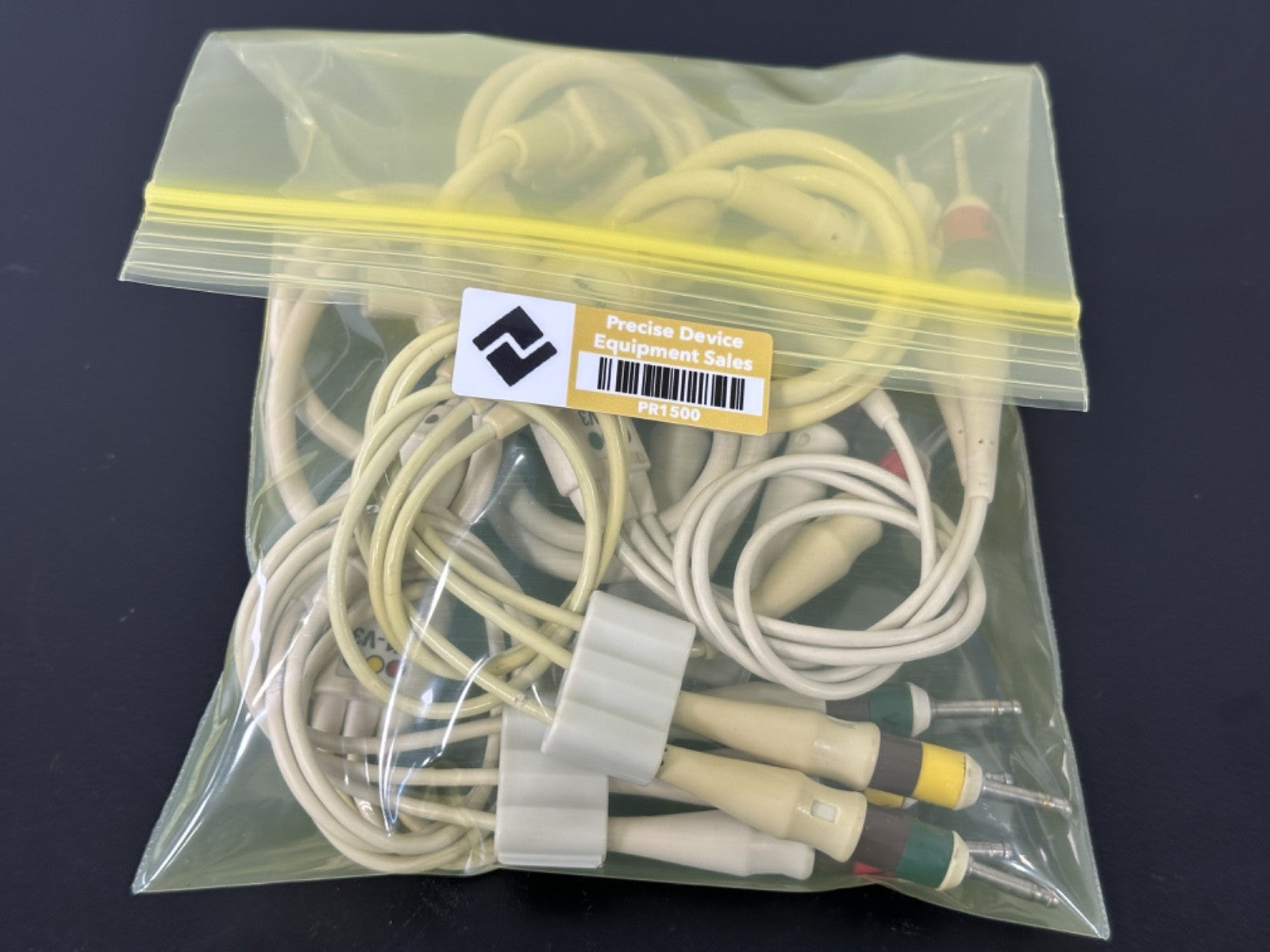 Philips V1 V3 ECG EKG Precordial Lead Set Lot of 4 Patient Monitor Cables5