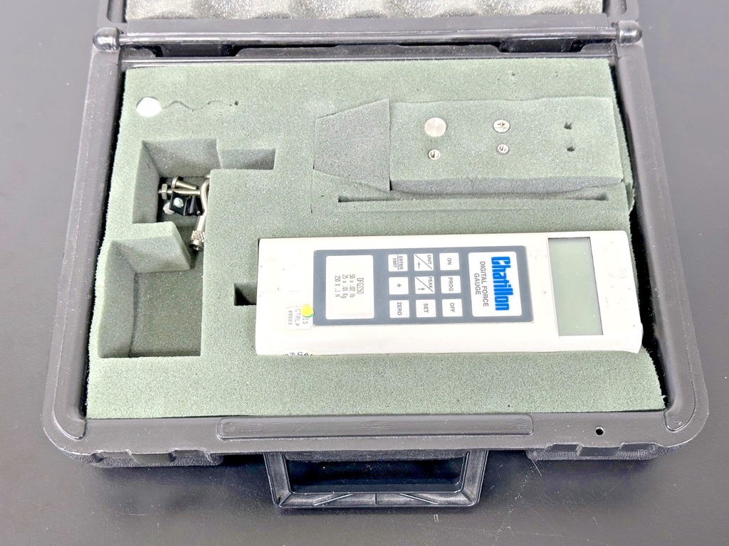 Chatillon DFGS50 50 lb Digital Force Gauge Incomplete Set w/ Case0