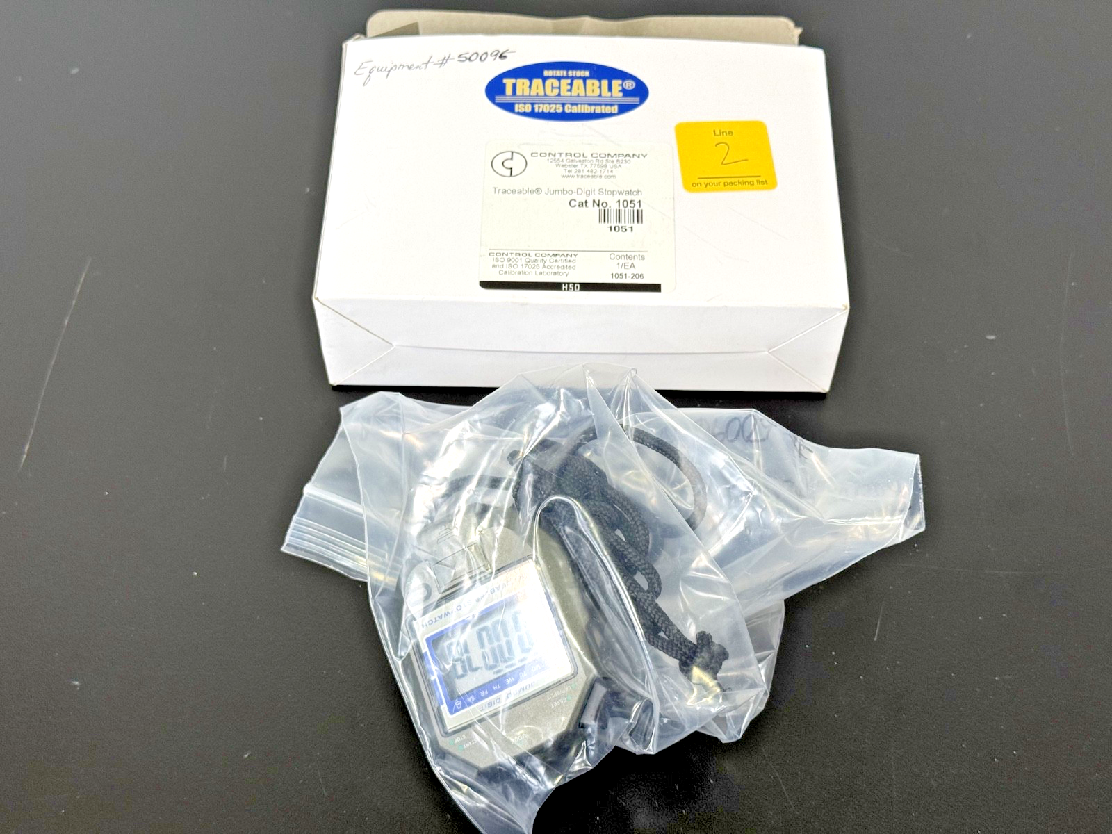Control Company Traceable Jumbo Digit Stopwatch Cat 1051 w/ Box1