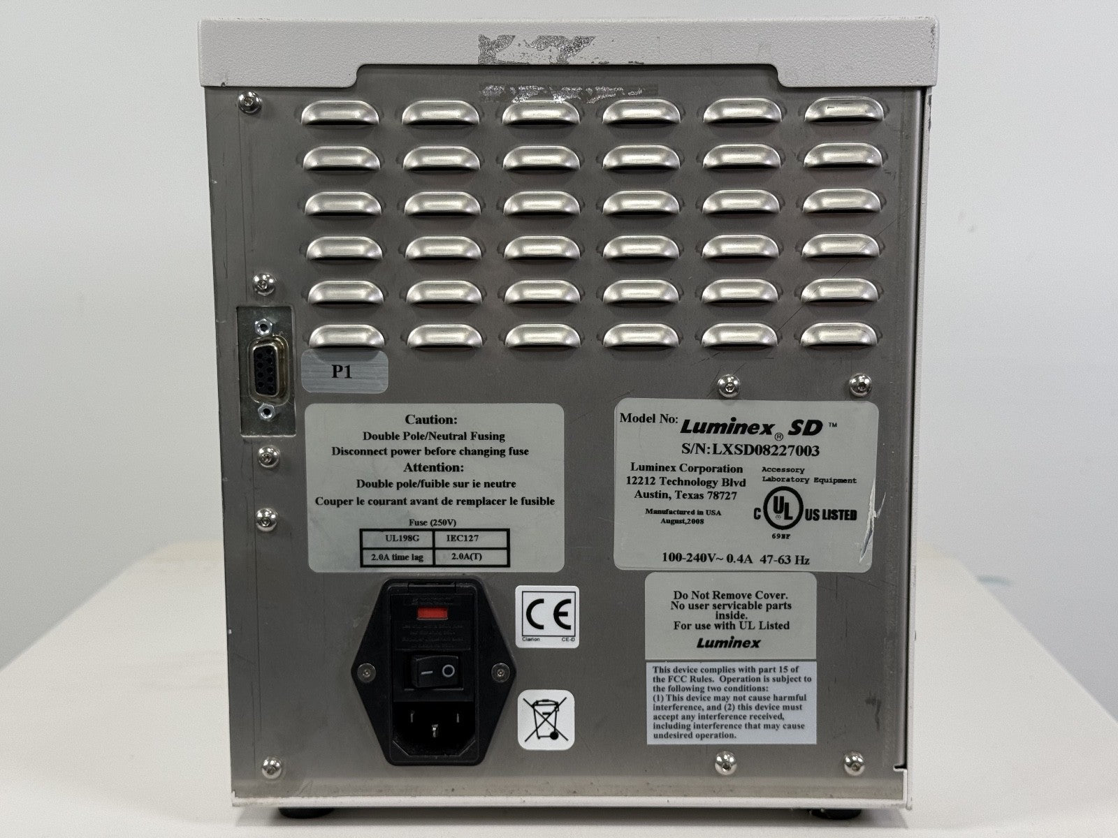 Luminex L100 Fluoroanalyzer w/ Luminex SD Sheath Delivery System LifeMatch9