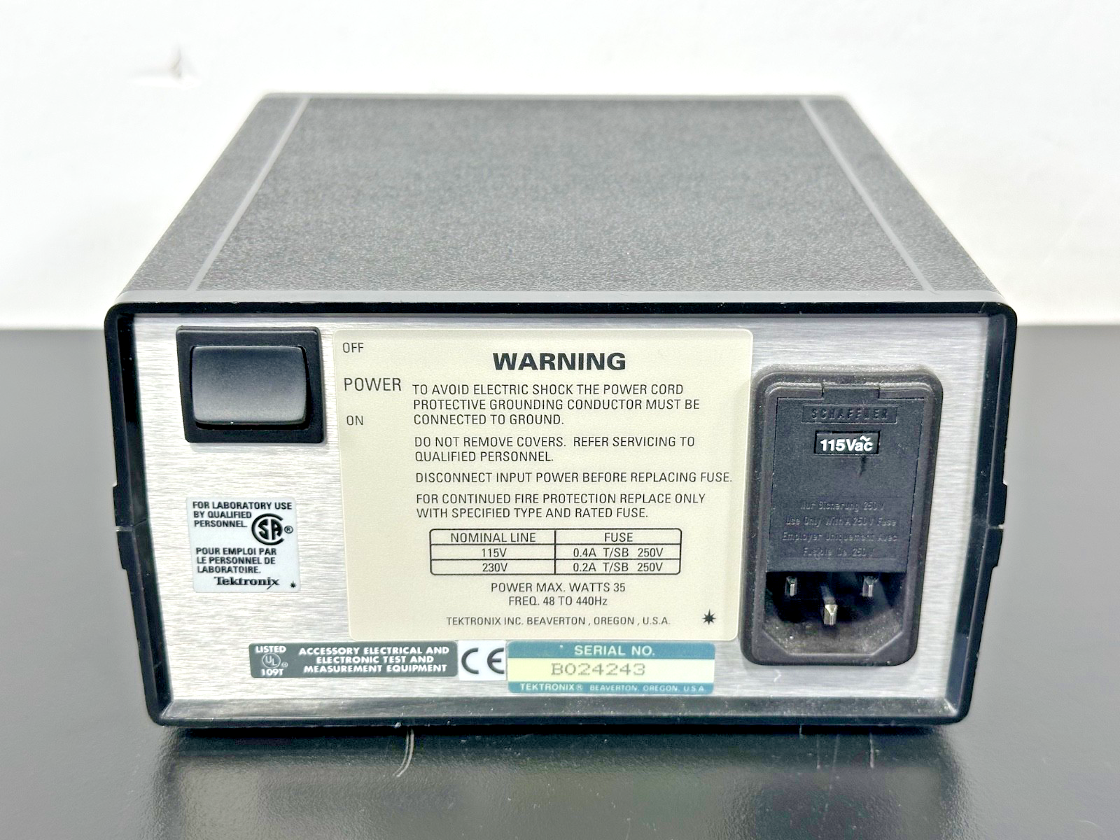 Tektronix 1103 TekProbe 2 Channel Probe Power Supply BNC Interface | Working3