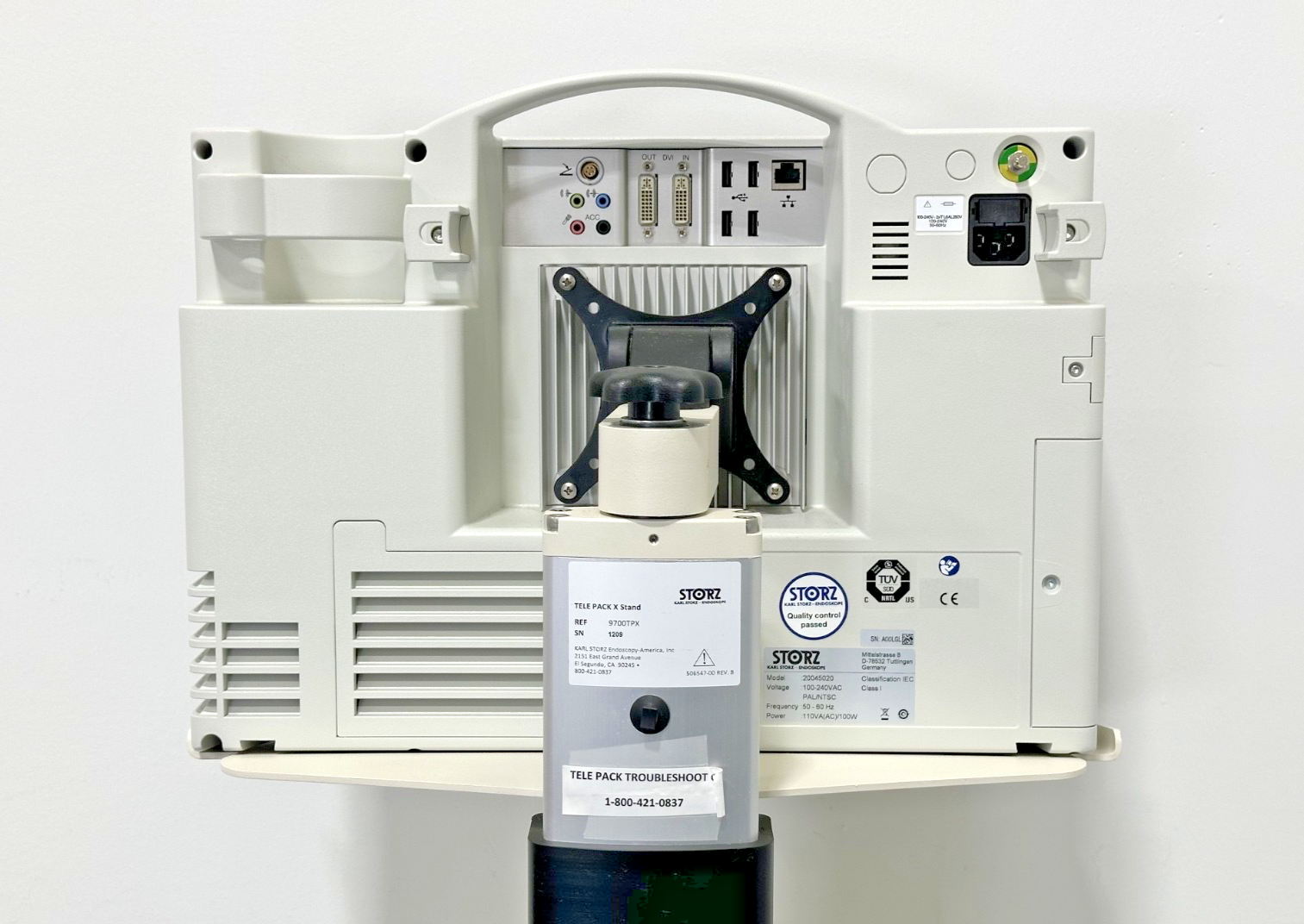 Karl Storz Tele Pack X 20045020 Endoscopy Video Monitor System Cart Stand6